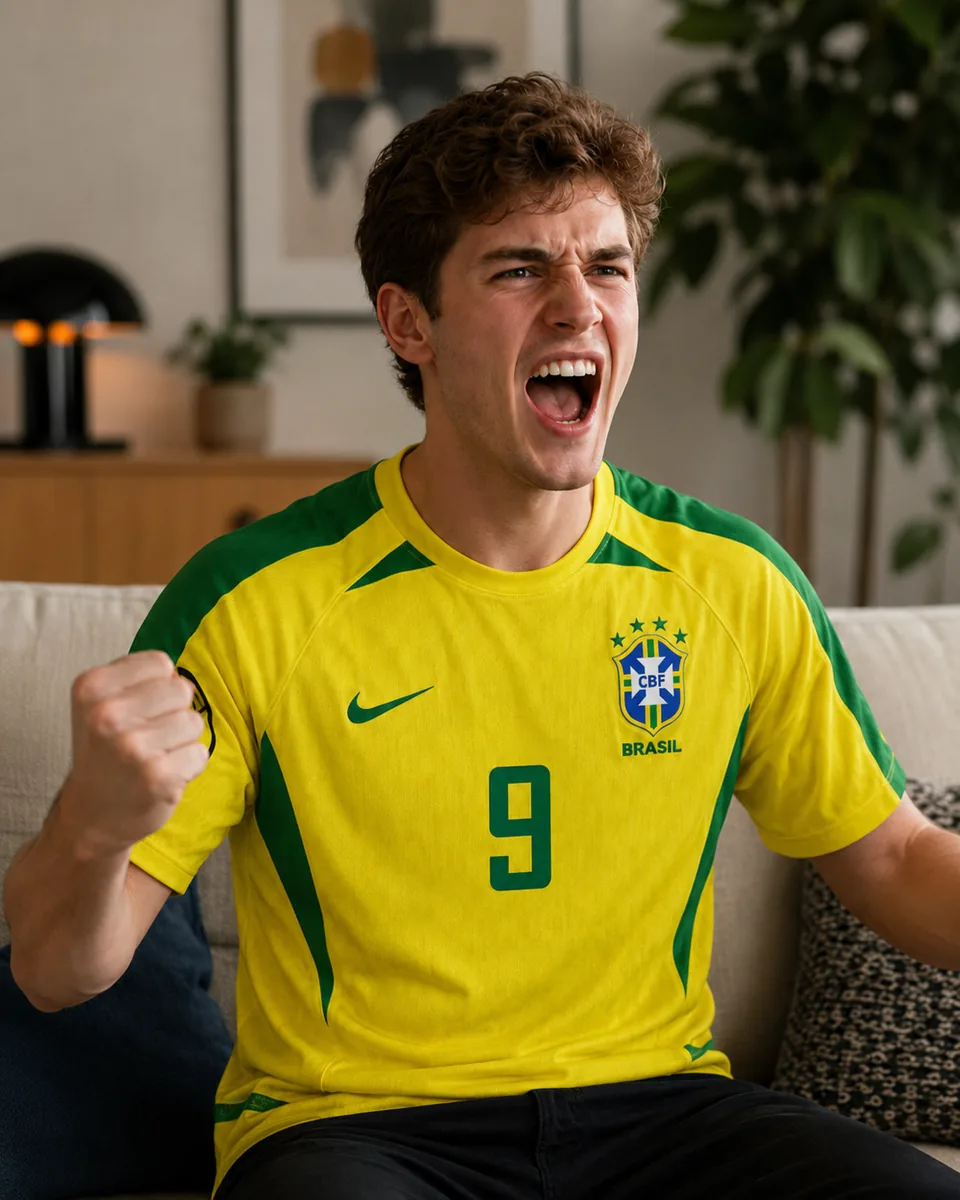 Camiseta Brasil 2002 Ronaldo — Importada 2