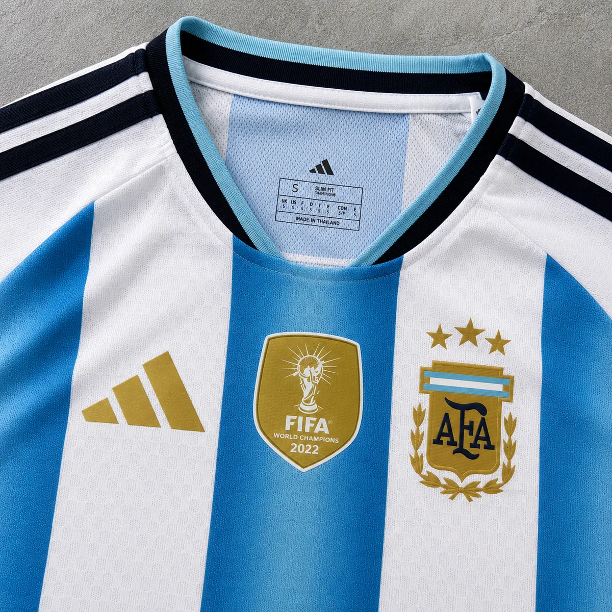 Camiseta Argentina Titular 2026 China G5 detalle
